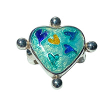 Load image into Gallery viewer, Cloisonné Heart of Hearts Ring