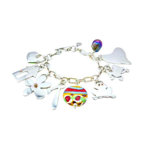 Retro Charm Bracelet