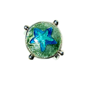 Cloisonné Cosmic Star Ring