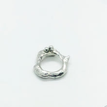 Load image into Gallery viewer, Liquid Silver Ring 02