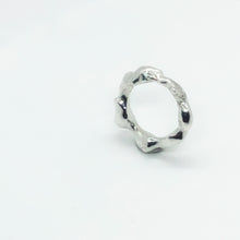 Load image into Gallery viewer, Liquid Silver Ring 04
