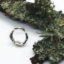 Load image into Gallery viewer, Liquid Silver Ring 05
