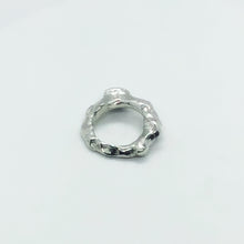 Load image into Gallery viewer, Liquid Silver Ring 06