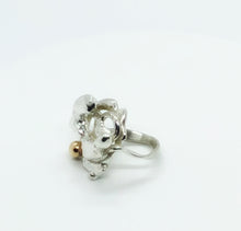 Load image into Gallery viewer, Liquid Silver Ring - Monster