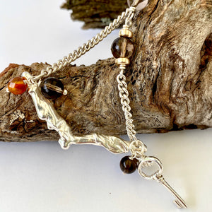 Contemporary Necklace - Scattered Forest
