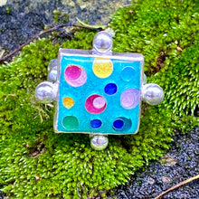 Load image into Gallery viewer, Cloisonné Cosmic Square