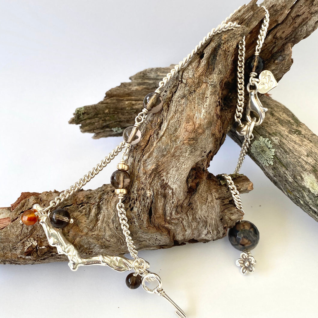Contemporary Necklace - Scattered Forest