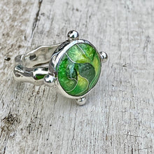 Load image into Gallery viewer, Cloisonné Moss Green