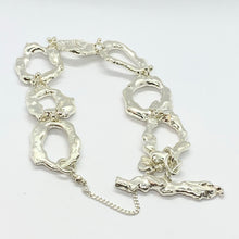 Load image into Gallery viewer, Liquid Silver Bracelet - Monster
