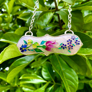 Cloisonné Garden Armour Necklace